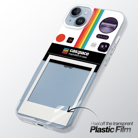 Designer Cover Case with Customizable Transparent Slot for Personalised Photos For Apple iPhone 14