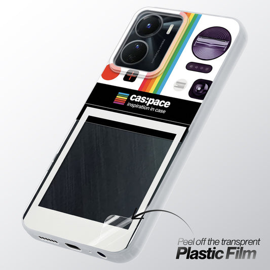 Designer Cover Case with Customizable Transparent Slot for Personalised Photos For Vivo Y16