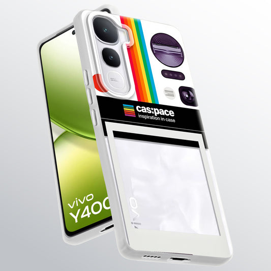 Designer Cover Case with Customizable Transparent Slot for Personalised Photos For Vivo Y400 5G