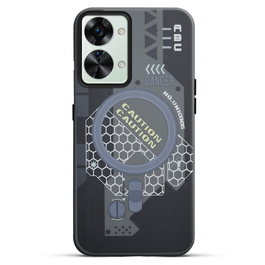 Mechanical Circuit Print Hard Back Cover For OnePlus Nord 2T 5g