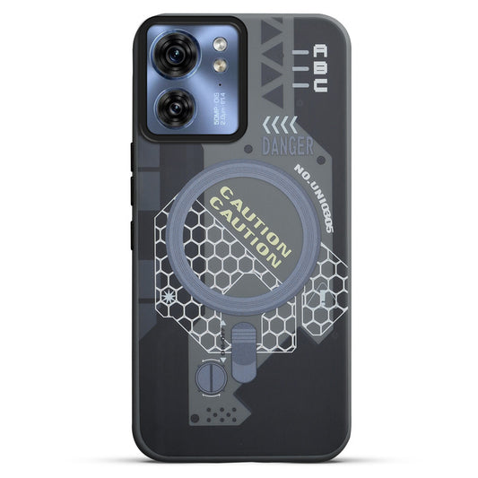 Mechanical Circuit Print Hard Back Cover For Motorola Edge 40 5G