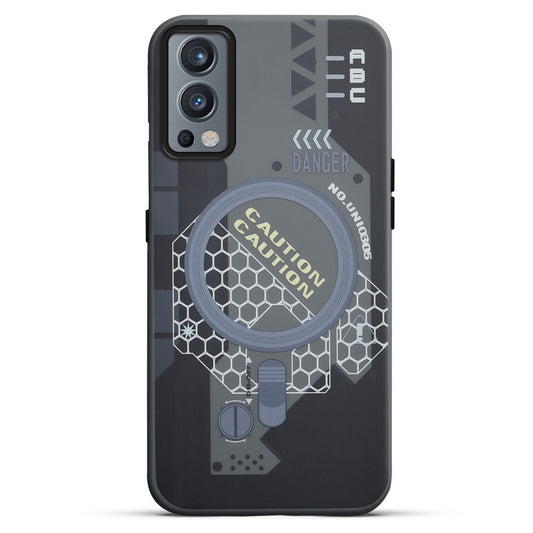 Mechanical Circuit Print Hard Back Cover For OnePlus Nord 2 5G