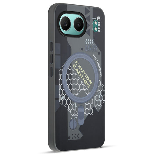 Mechanical Circuit Print Hard Back Cover For OnePlus Nord 4 5G