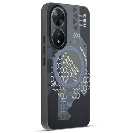 Mechanical Circuit Print Hard Back Cover For Vivo T2 5G