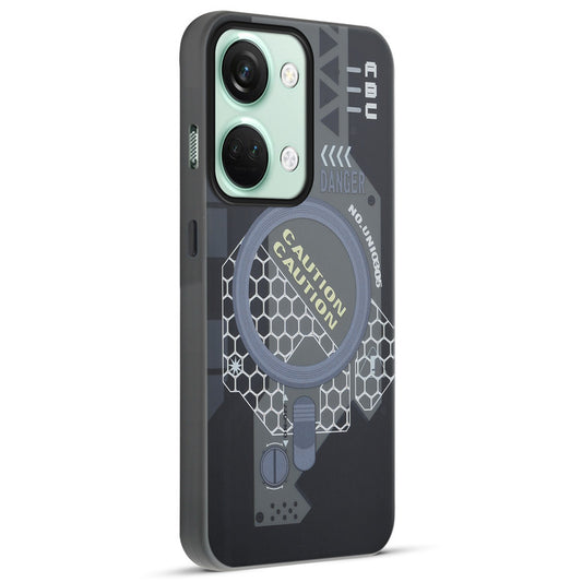 Mechanical Circuit Print Hard Back Cover For OnePlus Nord 3 5G