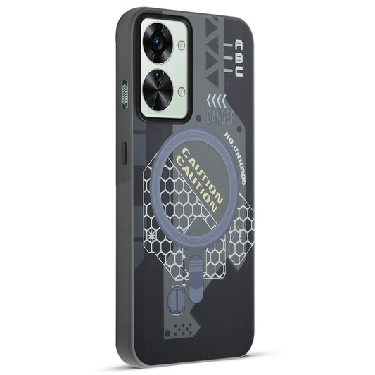 Mechanical Circuit Print Hard Back Cover For OnePlus Nord 2T 5g