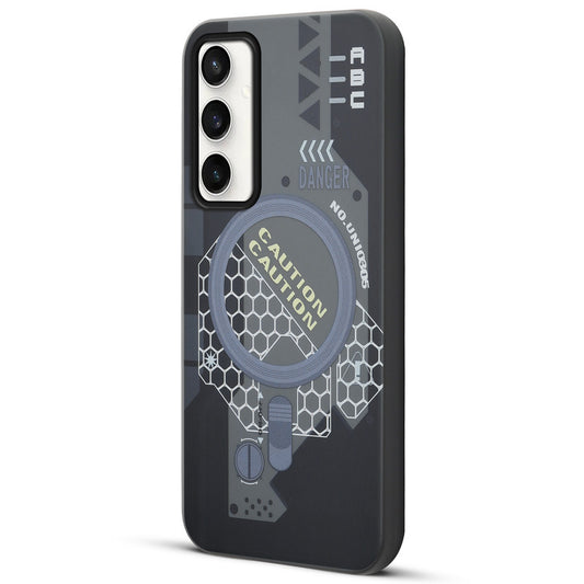 Mechanical Circuit Print Hard Back Cover For Samsung S23 FE 5G