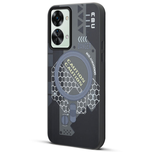 Mechanical Circuit Print Hard Back Cover For OnePlus Nord 2T 5G