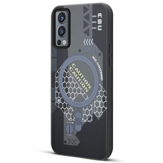 Mechanical Circuit Print Hard Back Cover For OnePlus Nord 2 5G