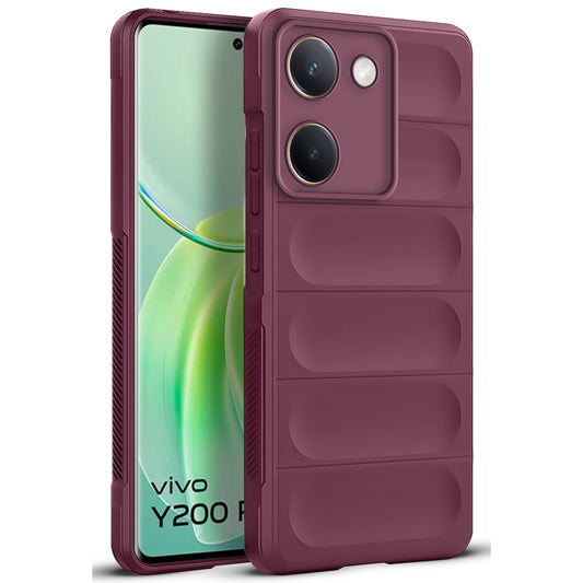 Liquid Silicone Comfort Grip Soft Touch Matte TPU Case for Vivo Y200 Pro 5G