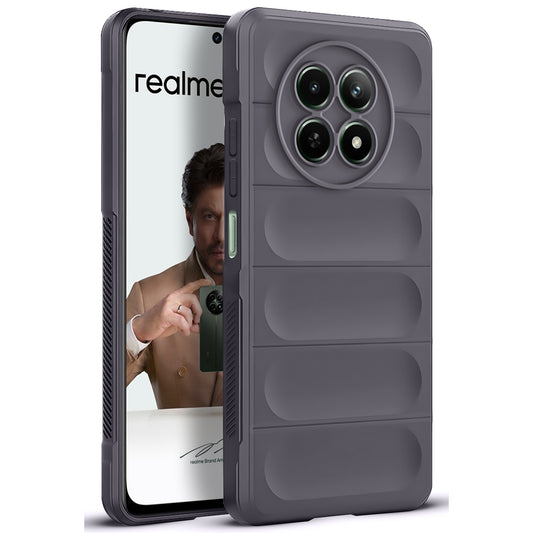 Liquid Silicone Comfort Grip Soft Touch Matte TPU Case for Realme 12 5G
