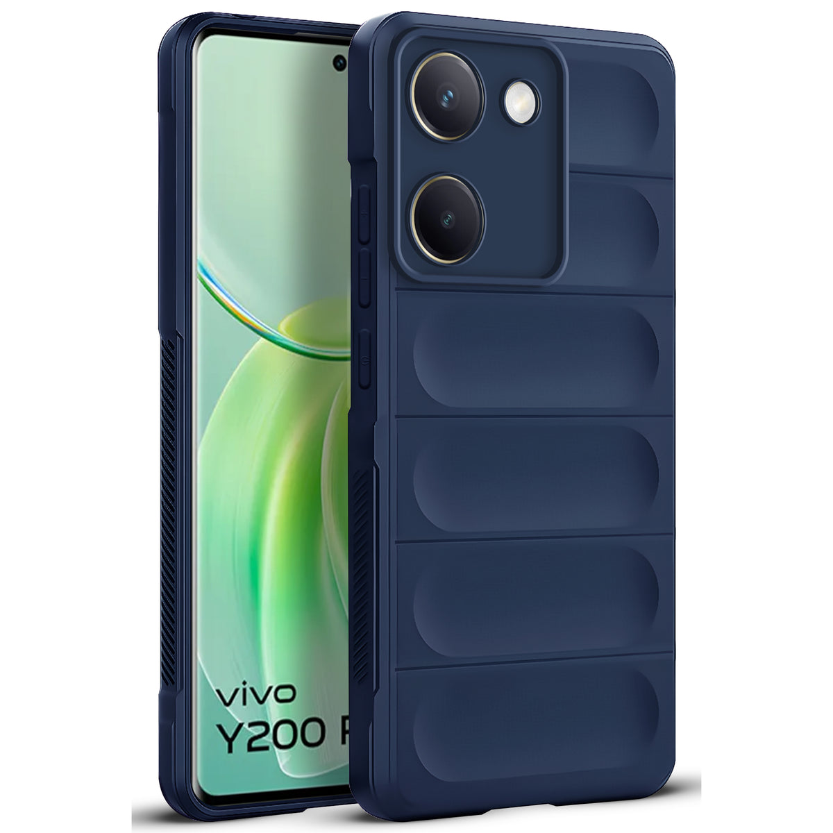 Soft Silicone Comfort Grip Back Cover Case For Vivo Y200 Pro 5G