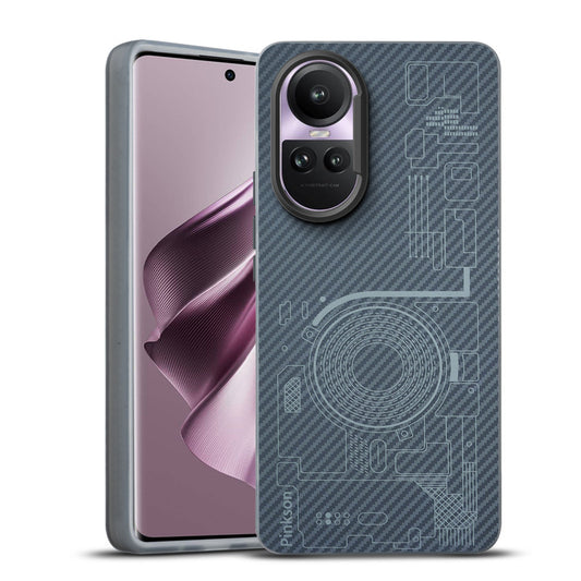 Elegant Hybrid Pattern Design Back Case For Oppo Reno 10 Pro 5G