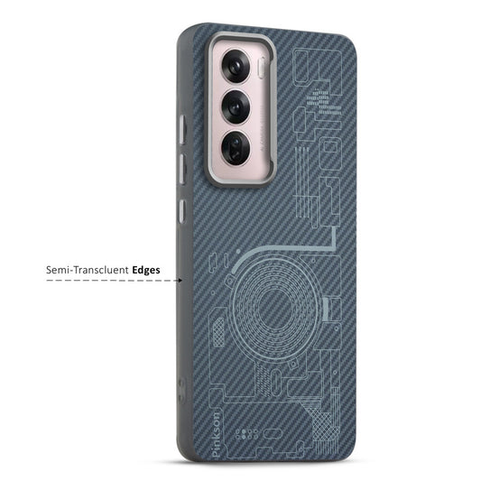 Hybrid Pattern Case For Oppo Reno 12 Pro 5G