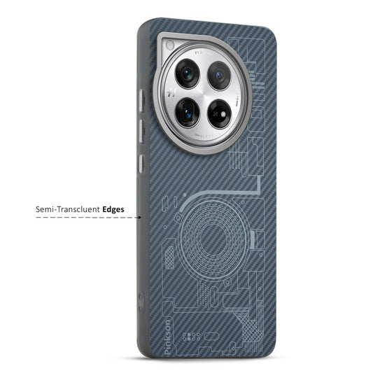 Elegant Hybrid Pattern Design Back Case For OnePlus 12R 5G