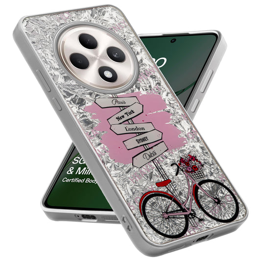 Shiny Foil Back Case for Oppo F27 5G