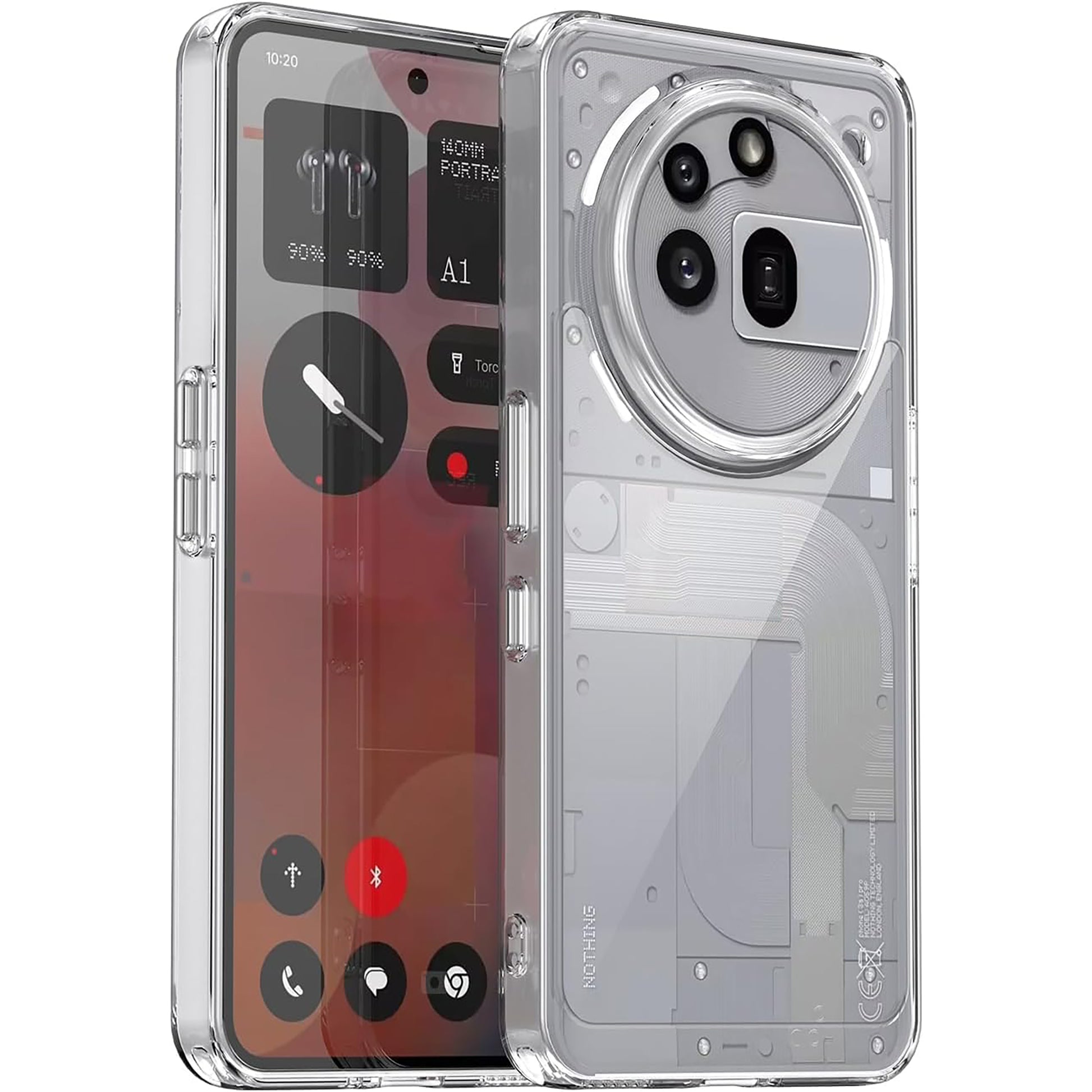 Hybrid Hard Back Case For Nothing Phone 3A Pro Hybrid Hard Back Case For Nothing Phone 3A Pro