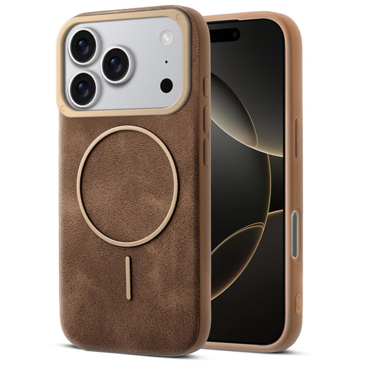 Elite PU Leather Case for Apple iPhone 17 Pro , Hard Shell with Soft Inner Fabric & MagSafe Support