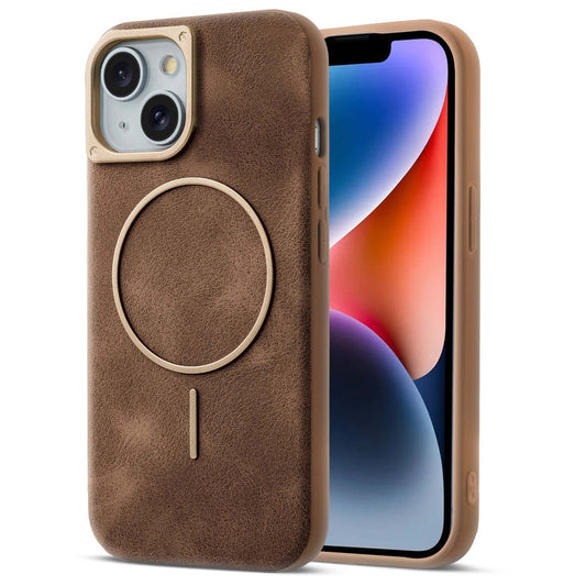 Elite PU Leather MagSafe Case for Apple iPhone 14