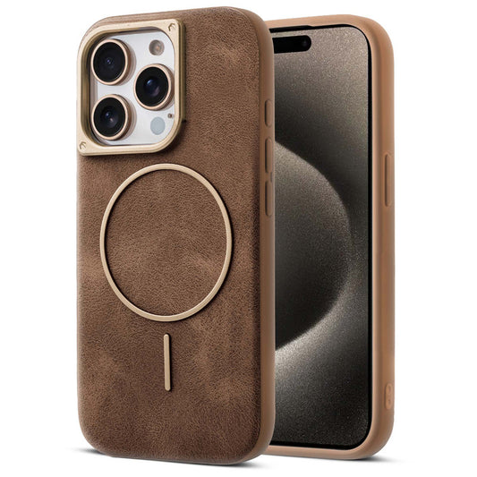 Elite PU Leather MagSafe Case for Apple iPhone 15 Pro Max