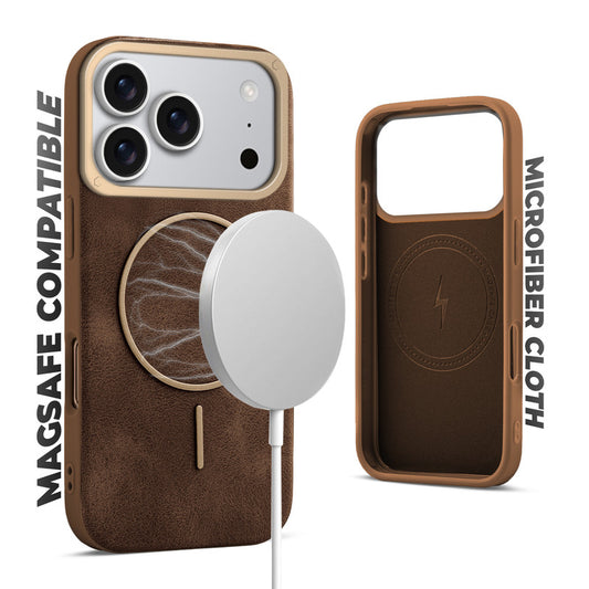 Elite PU Leather MagSafe Case for Apple iphone 17 Pro Max