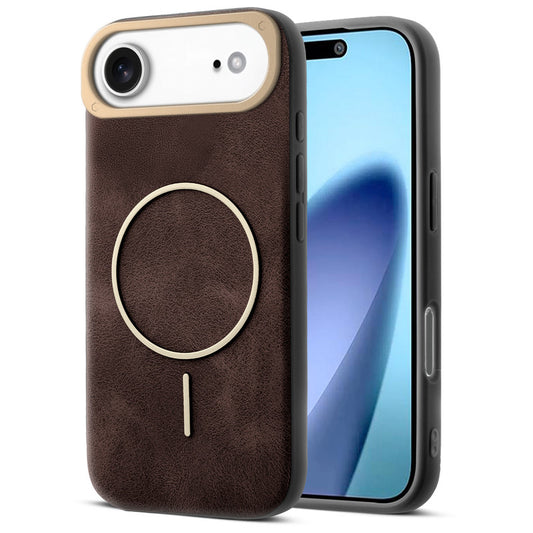 Elite PU Leather Case for Apple iPhone 17 Air , Hard Shell with Soft Inner Fabric & MagSafe Support