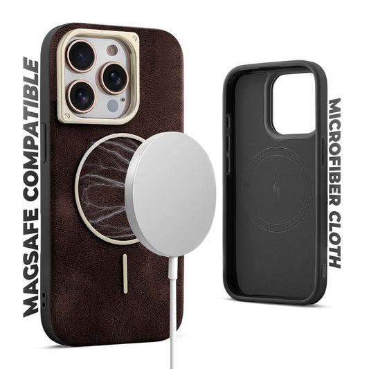 Elite PU Leather MagSafe Case for Apple iPhone 15 Pro Max