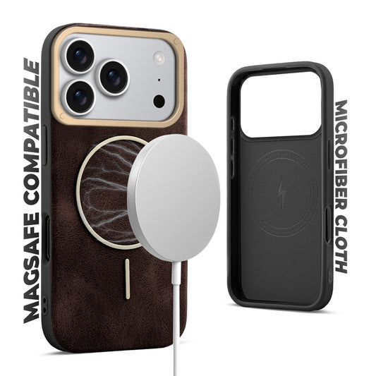 Elite PU Leather Case for Apple iPhone 17 Pro , Hard Shell with Soft Inner Fabric & MagSafe Support