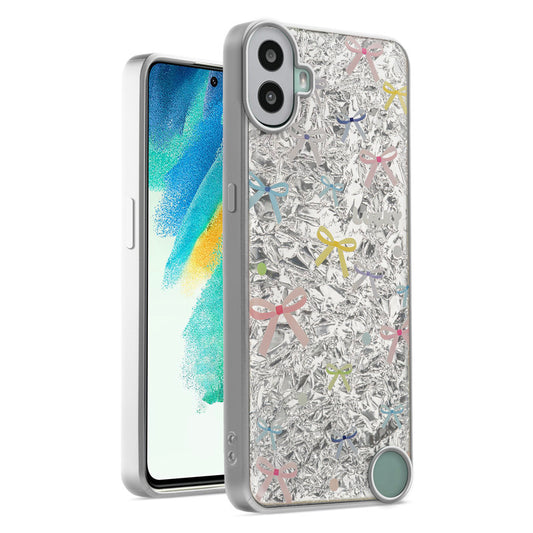Shiny Foil Design Printed Back Case for CMF by Nothing Phone 1 With Soft Edges with Glossy Semi-Hard Back
