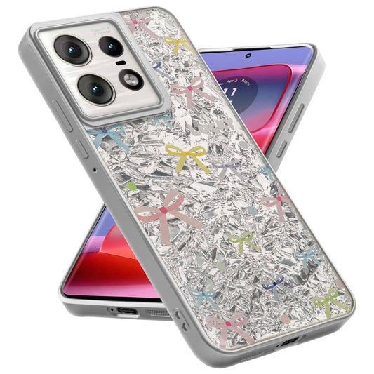 Shining Glossy Gradient Glitter Phone Back Cover Case for Motorola Moto Edge 50 Pro 5G