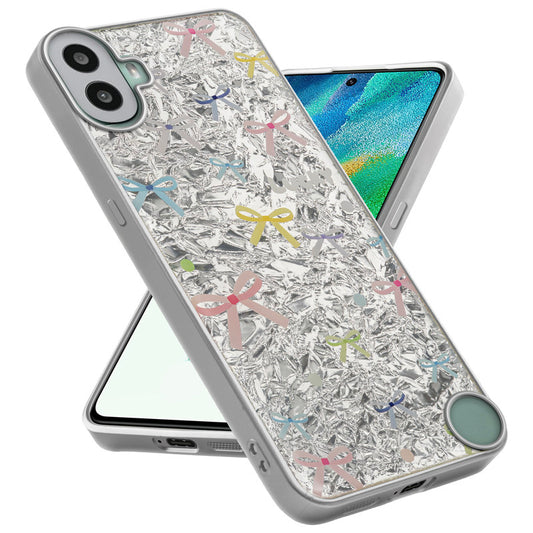 Shiny Foil Design Printed Back Case for CMF by Nothing Phone 1 With Soft Edges with Glossy Semi-Hard Back
