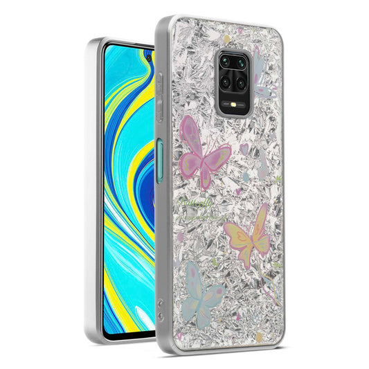 Shining Glossy Gradient Glitter Phone Back Cover Case for Redmi Note 9 Pro