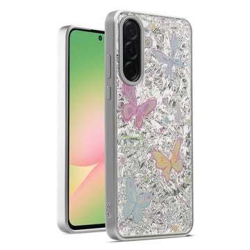 Shining Glossy Gradient Glitter Phone Back Cover Case for Samsung A56 5G
