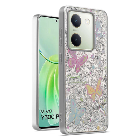 Shining Glossy Gradient Glitter Phone Back Cover Case for Vivo Y300 Plus 5G