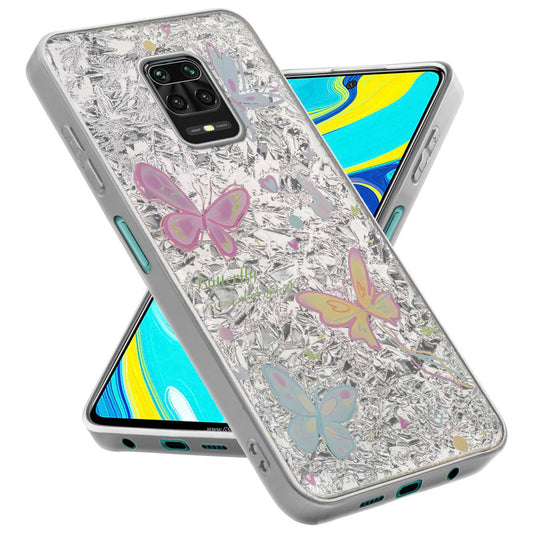 Shining Glossy Gradient Glitter Phone Back Cover Case for Redmi Note 9 Pro