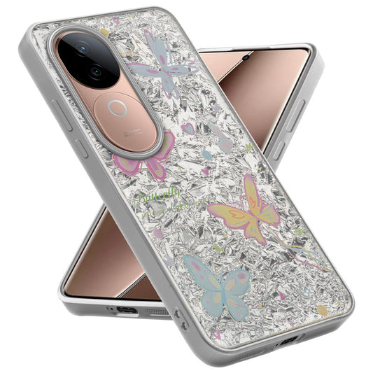 Shining Glossy Gradient Glitter Phone Back Cover Case for Vivo V40e 5G
