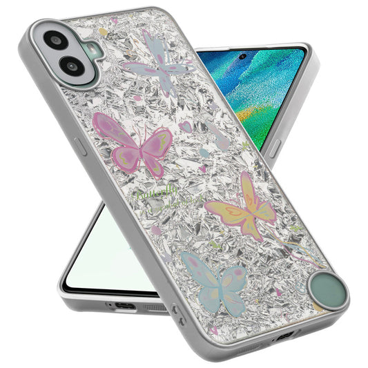 Shiny Foil Design Printed Back Case for CMF by Nothing Phone 1 With Soft Edges with Glossy Semi-Hard Back