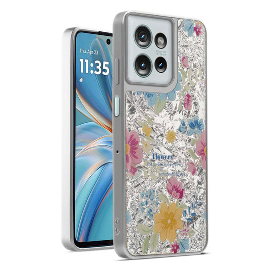 Shining Glossy Gradient Glitter Phone Back Cover Case for Motorola G75 5G