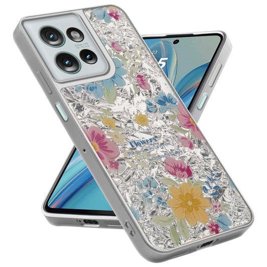 Shining Glossy Gradient Glitter Phone Back Cover Case for Motorola G75 5G