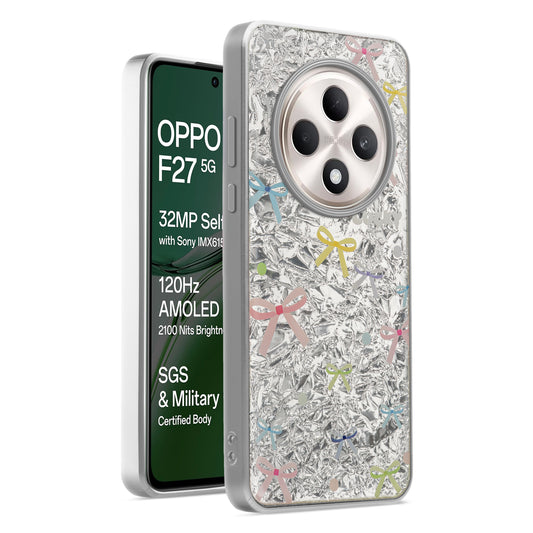 Shiny Foil Back Case for Oppo F27 5G