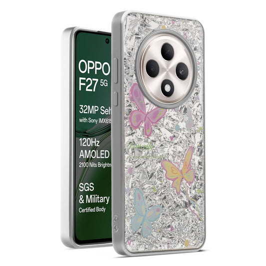 Shiny Foil Back Case for Oppo F27 5G