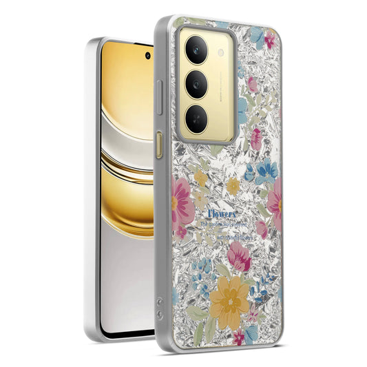Shiny Foil Design Printed Back Case for Realme Narzo 80x 5G With Soft Edges with Glossy Semi-Hard Back