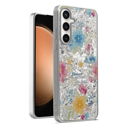 Shiny Foil Design Printed Back Case for Samsung S23 FE 5G With Soft Edges with Glossy Semi-Hard Back