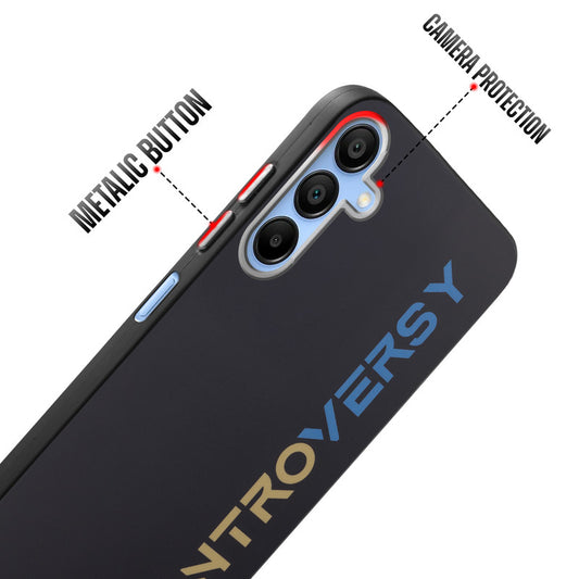 Rugged Hard Back Printed Case For Samsung A15 5G with Metal Ring Camera Protection and Buttons