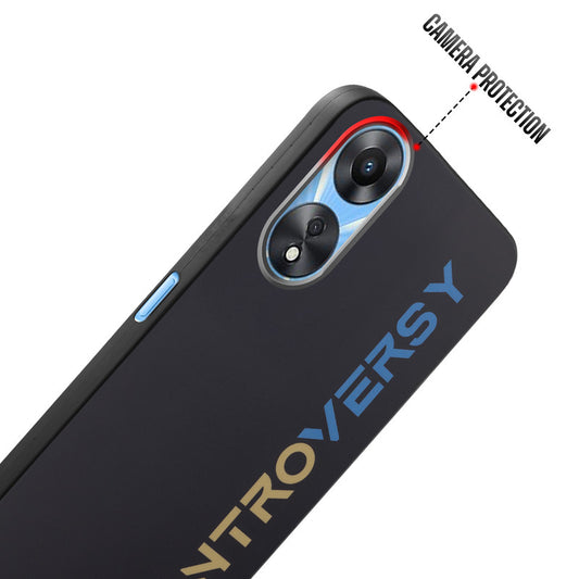 Rugged Hard Back Printed Case For Oppo A78 5G with Metal Ring Camera Protection and Buttons