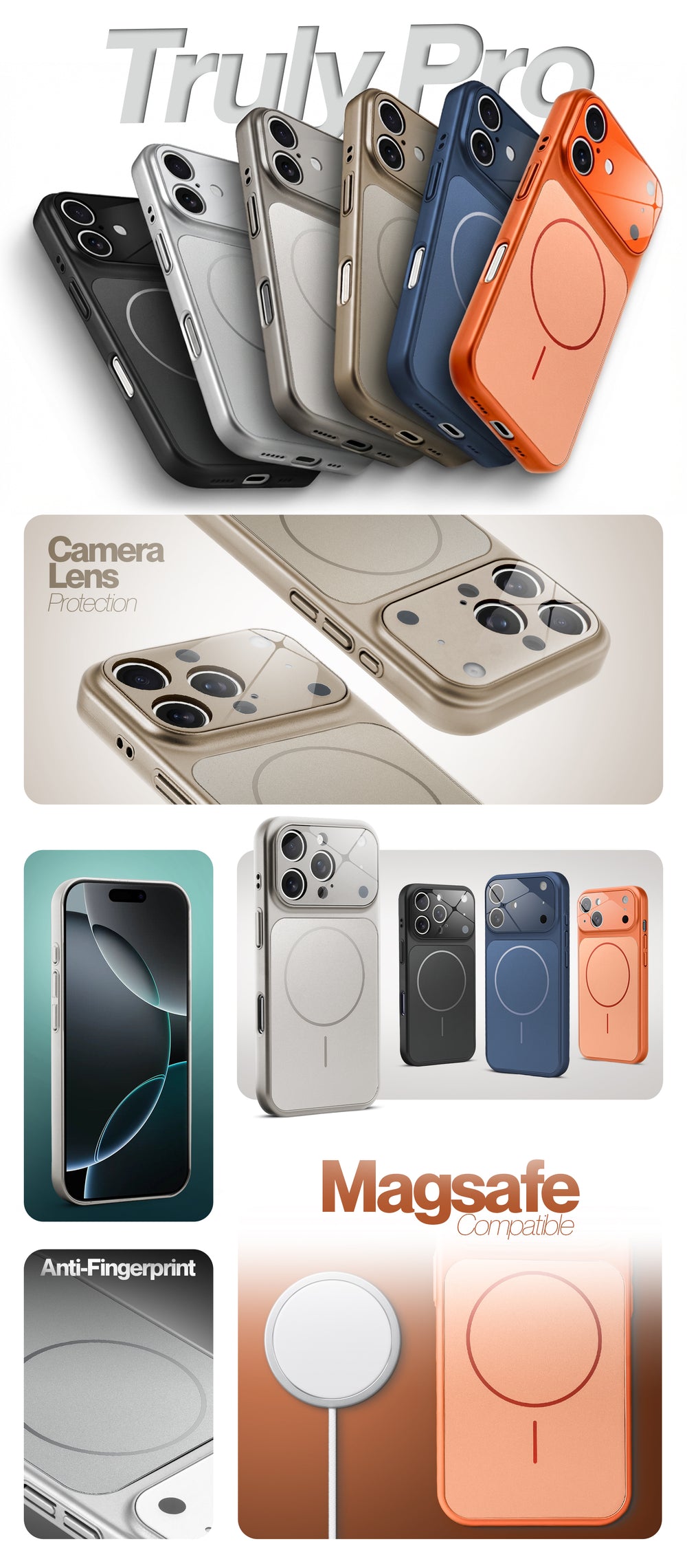 ProCut Converter Back Cover Case for Apple iPhone 15 Pro Max with Next Gen Look