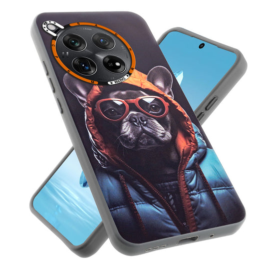 Dark Elegant Wild Creatures Printed Back Cases For OnePlus 12R 5g