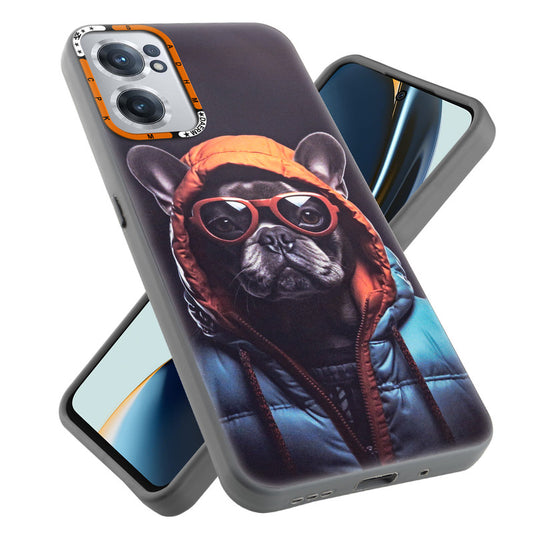 Dark Elegant Wild Creatures Printed Back Cases For OnePlus Nord CE 2 5G