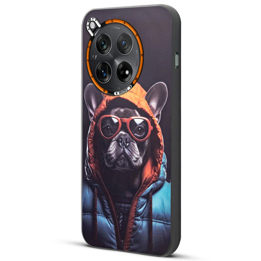 Dark Elegant Wild Creatures Printed Back Cases For OnePlus 12R 5g