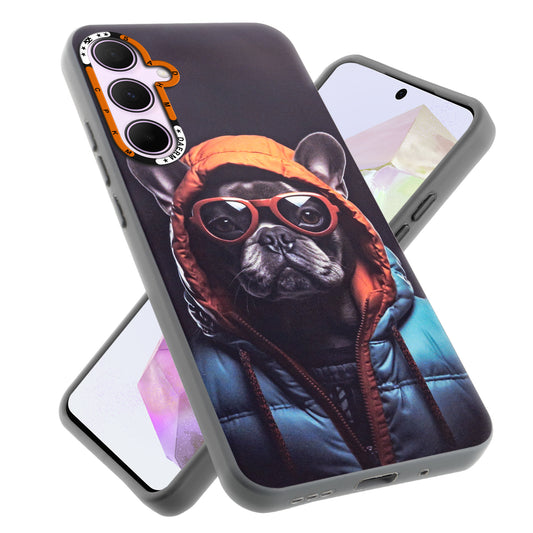 Dark Aesthetic Wild Animal Printed Back Cases For Samsung A35 5G